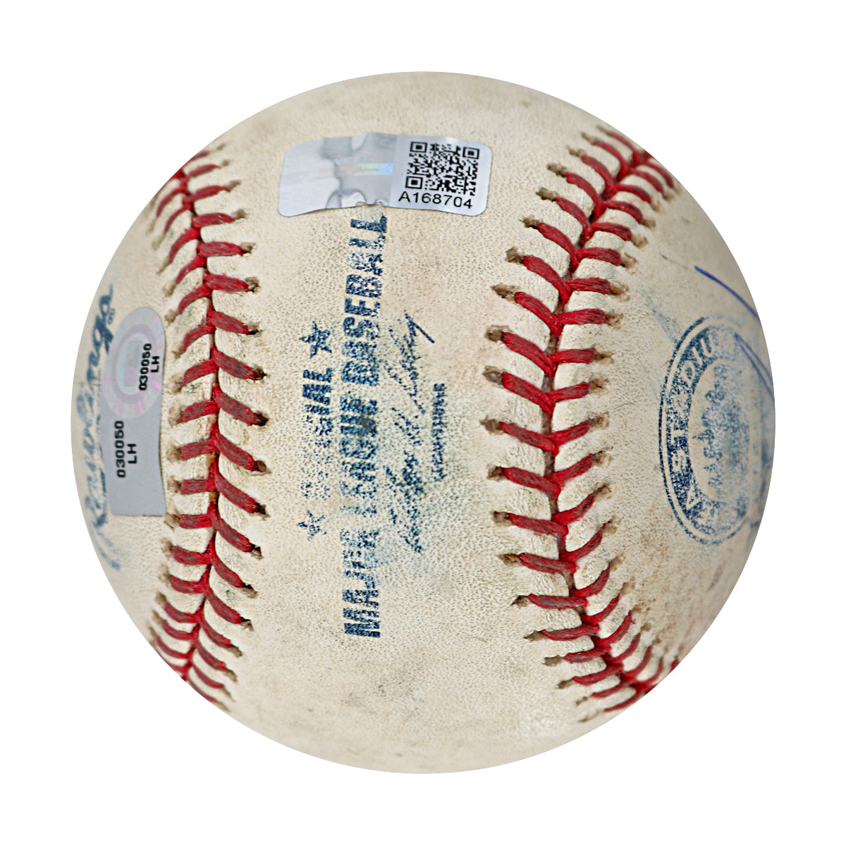 Dwight Doc Gooden New York Mets Signed Inscribed Shea Stadium Final Season Game Used Baseball & MLB Holo-Powers Sports Memorabilia