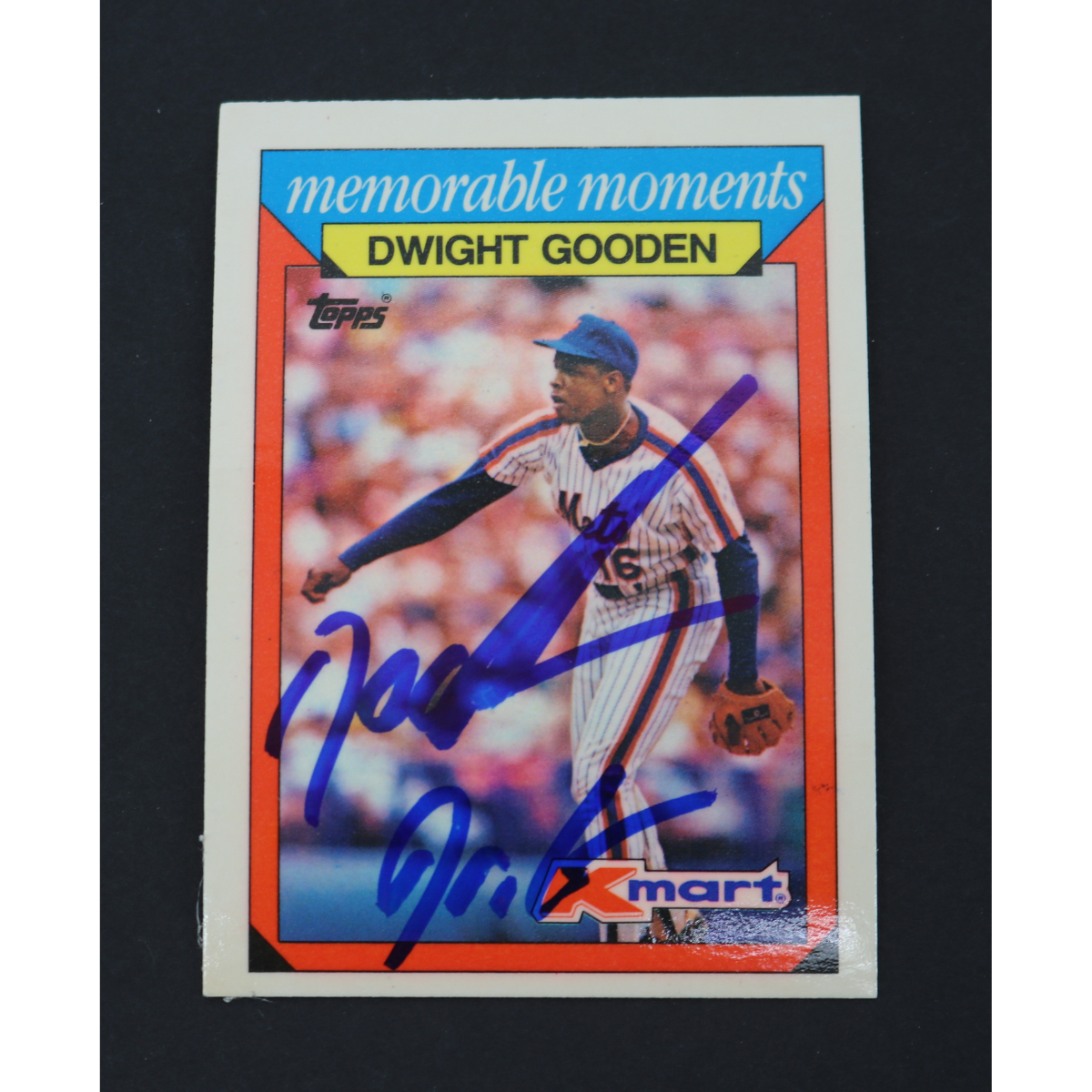Dwight Doc Gooden New York Mets Signed Inscribed 1988 Topps Kmart Memorable Moments #10-Powers Sports Memorabilia