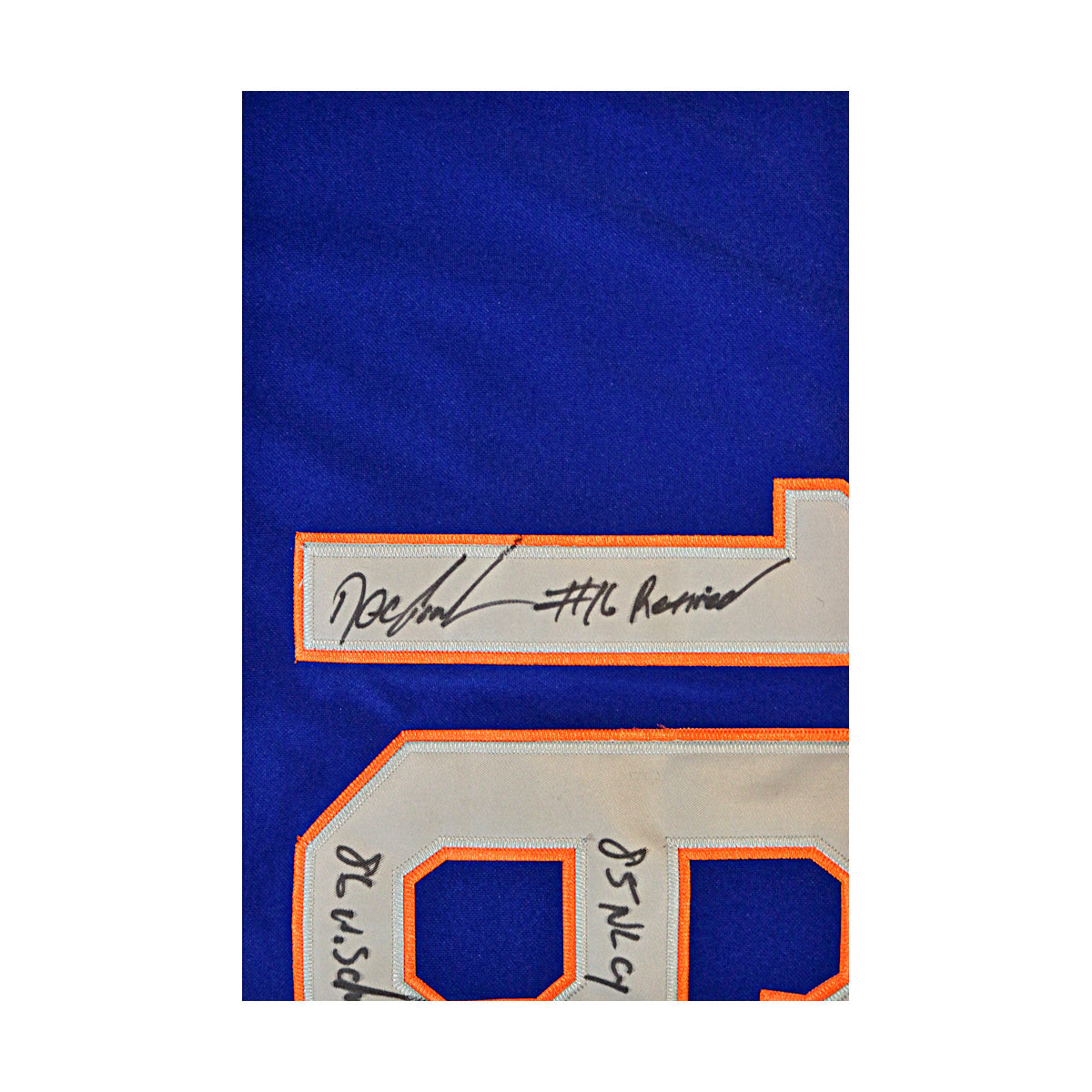Dwight Doc Gooden New York Mets Signed Multi-Inscribed Mitchell & Ness Blue Batting Practice Jersey-Powers Sports Memorabilia