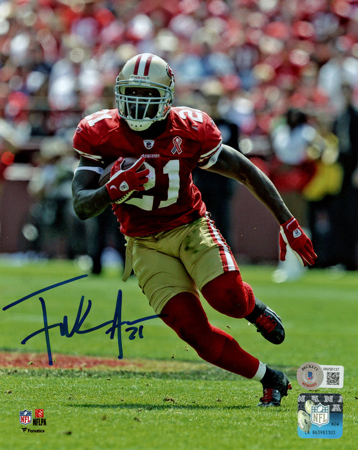 Frank Gore Autographed San Francisco 49ers 8x10 Photo – Beckett Authenticated