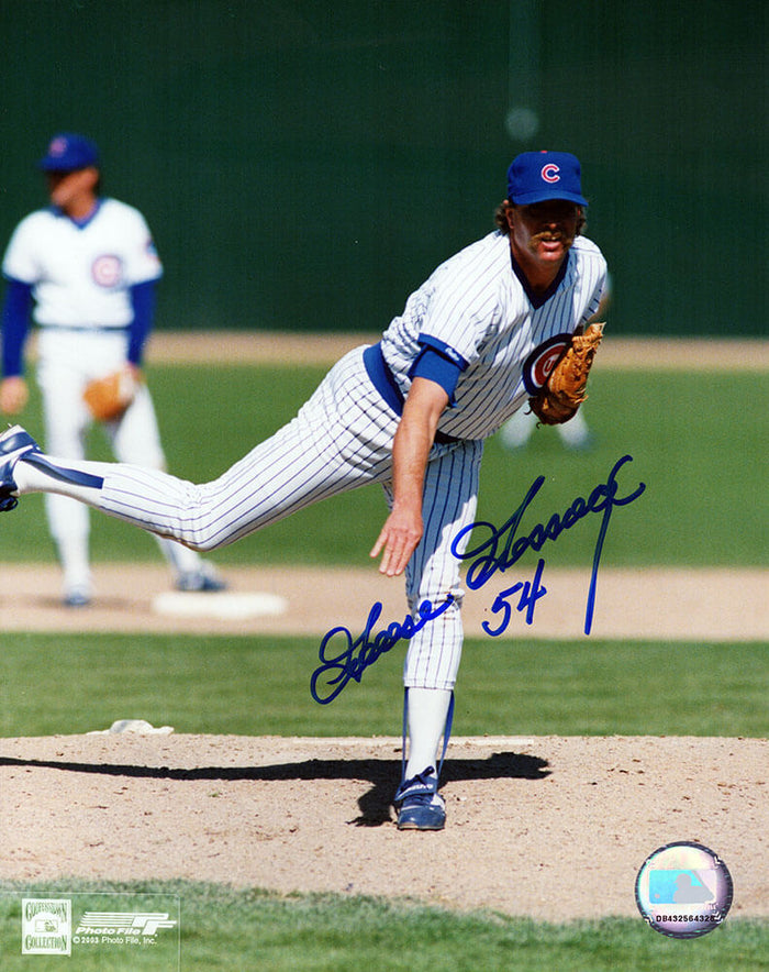 Goose Gossage Autographed Chicago Cubs Pitching 8x10 Photo-Powers Sports Memorabilia