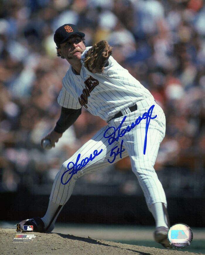Goose Gossage Autographed San Diego Padres Pitching 8x10 Photo-Powers Sports Memorabilia