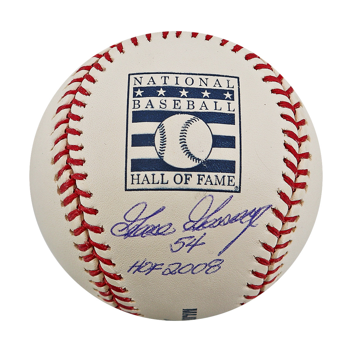 Goose Gossage New York Yankees Signed Inscribed "HOF 2008" Hall of Fame Logo Baseball (MLB Auth)-Powers Sports Memorabilia
