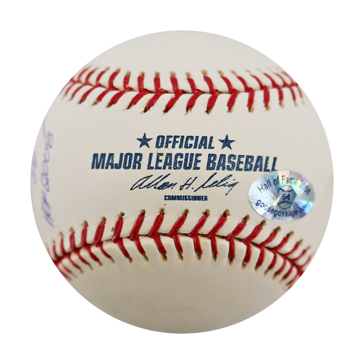 Goose Gossage New York Yankees Signed Inscribed "HOF 2008" Hall of Fame Logo Baseball (MLB Auth)-Powers Sports Memorabilia