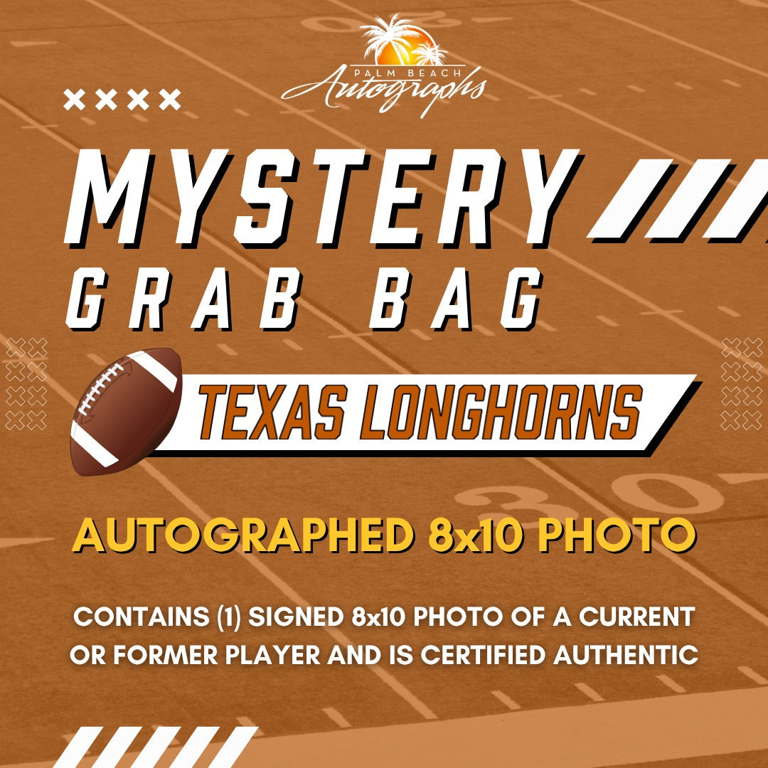 Autographed Mystery Grab Bag - Texas Longhorns NCAA 8x10 Photo-Powers Sports Memorabilia