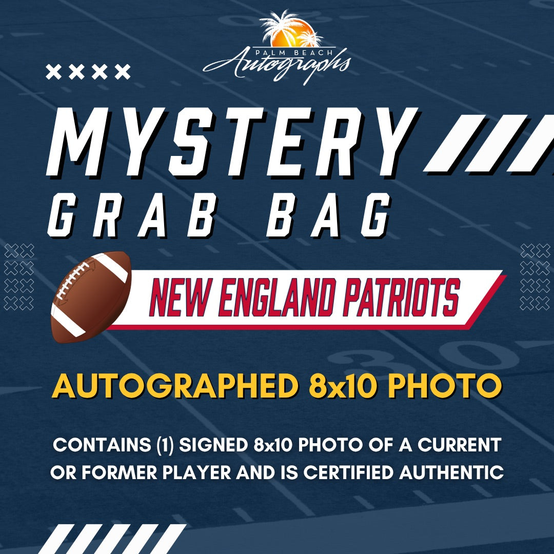 Autographed Mystery Grab Bag - New England Patriots NFL 8x10 Photo-Powers Sports Memorabilia