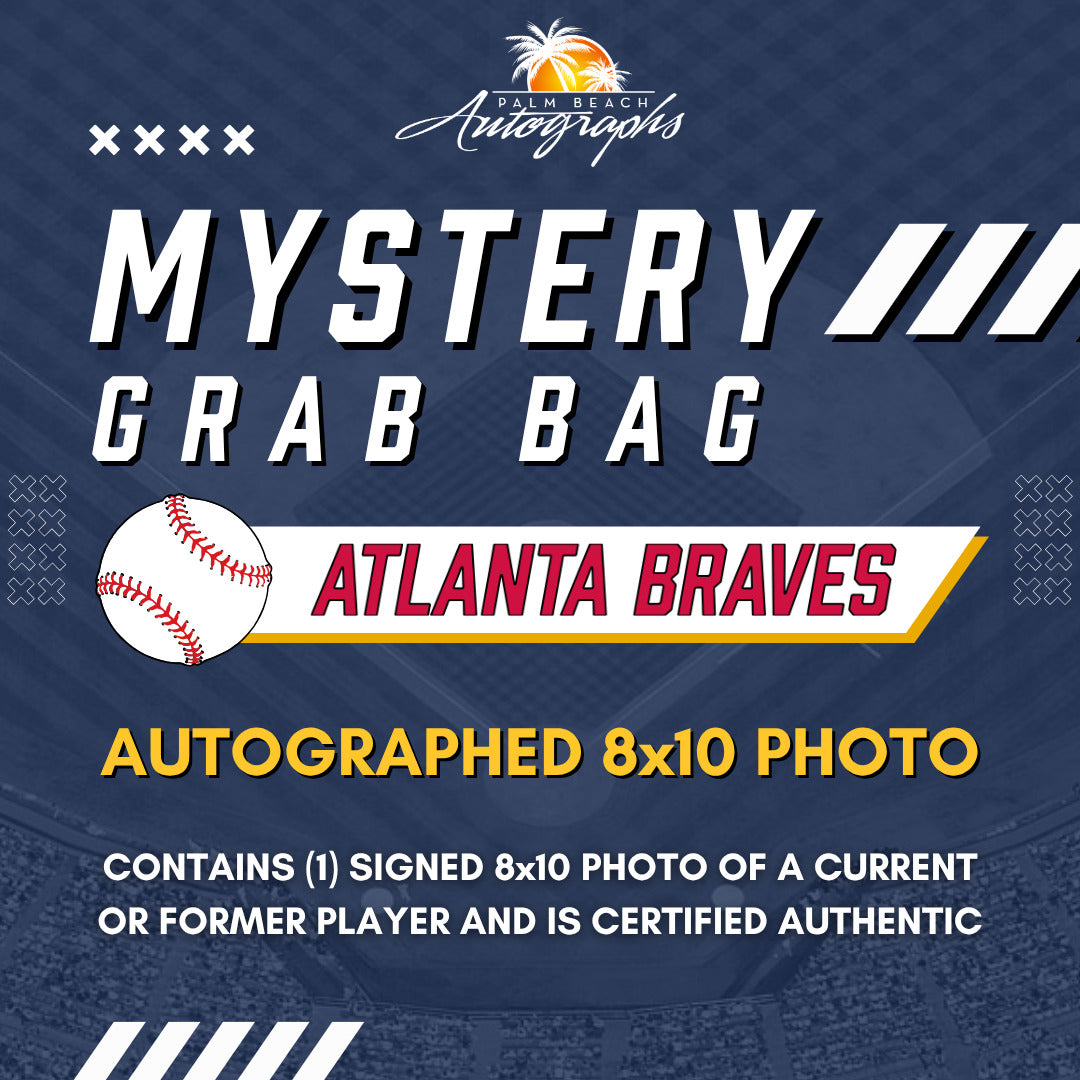 Autographed Mystery Grab Bag - Atlanta Braves MLB 8x10 Photo-Powers Sports Memorabilia