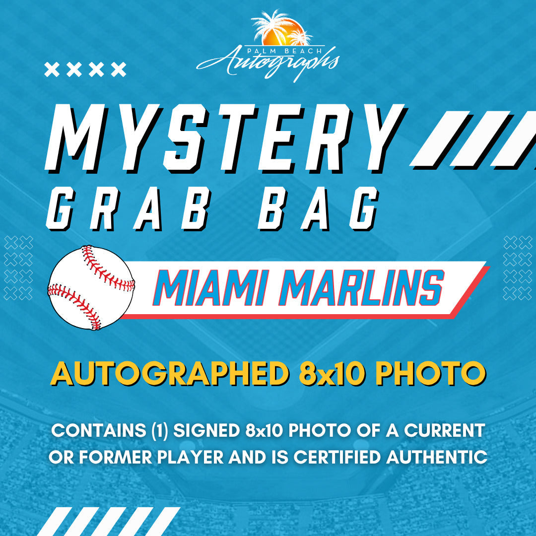 Autographed Mystery Grab Bag - Miami Marlins MLB 8x10 Photo-Powers Sports Memorabilia