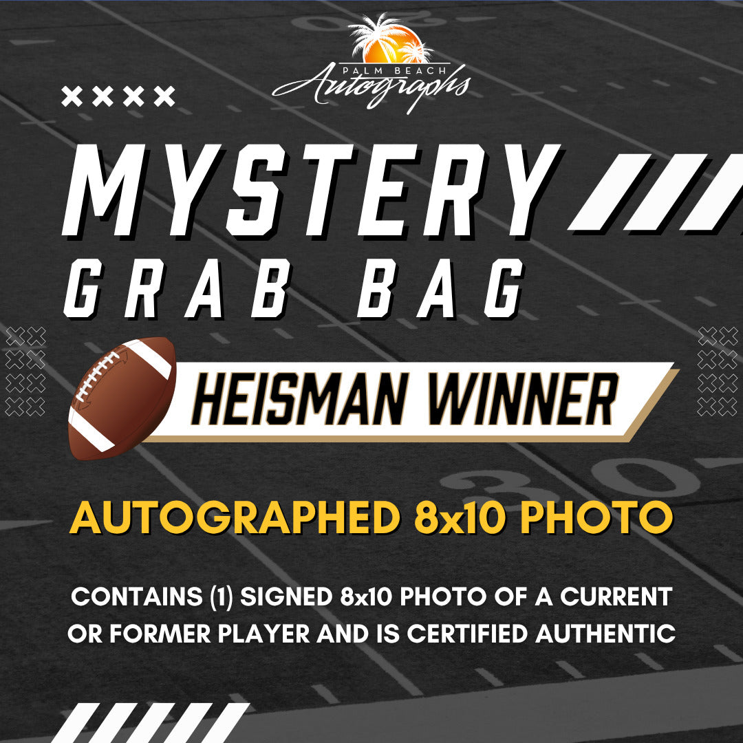 Autographed Mystery Grab Bag - NCAA 8x10 Photo - Only Heisman Trophy Winners-Powers Sports Memorabilia