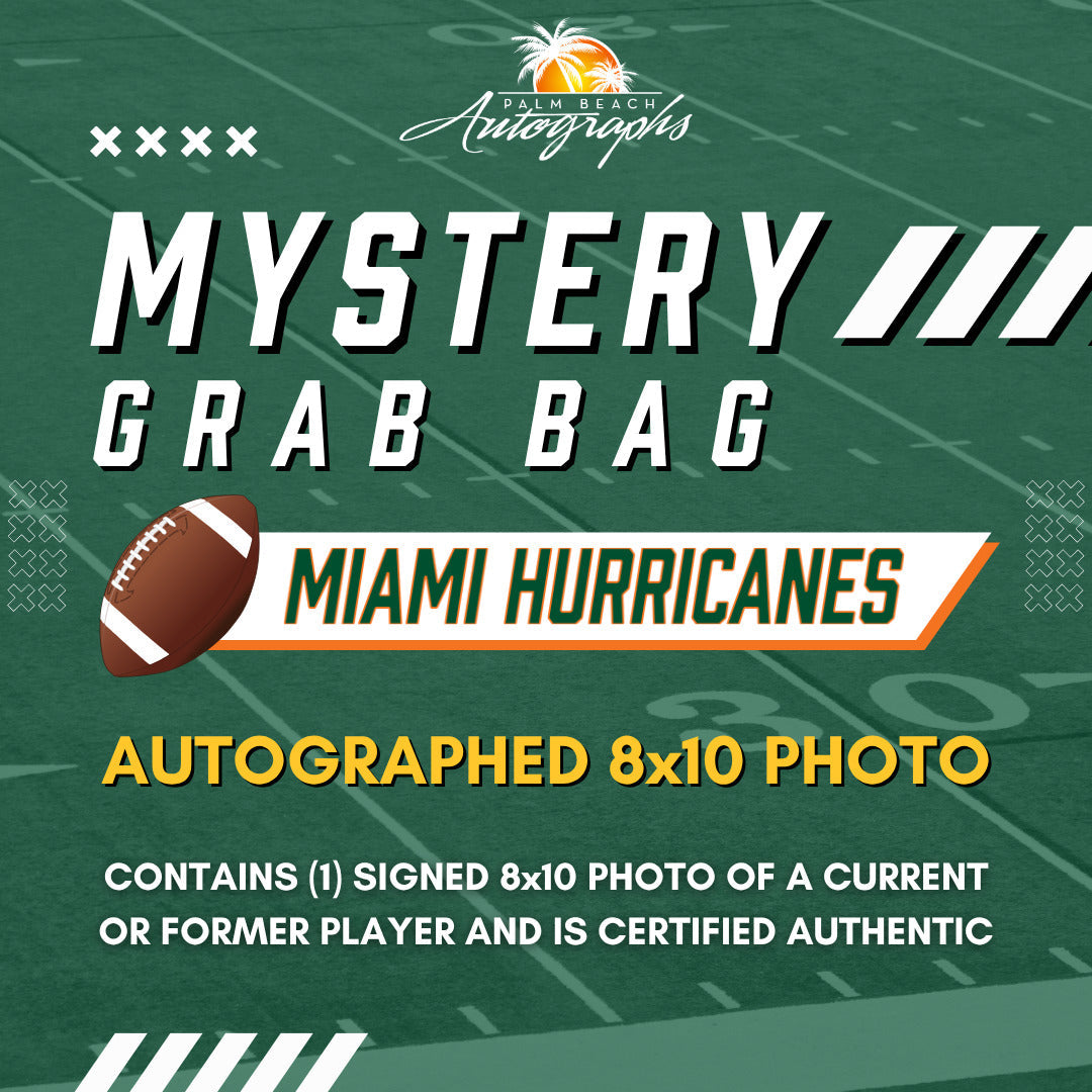 Autographed Mystery Grab Bag - Miami Hurricanes NCAA 8x10 Photo-Powers Sports Memorabilia