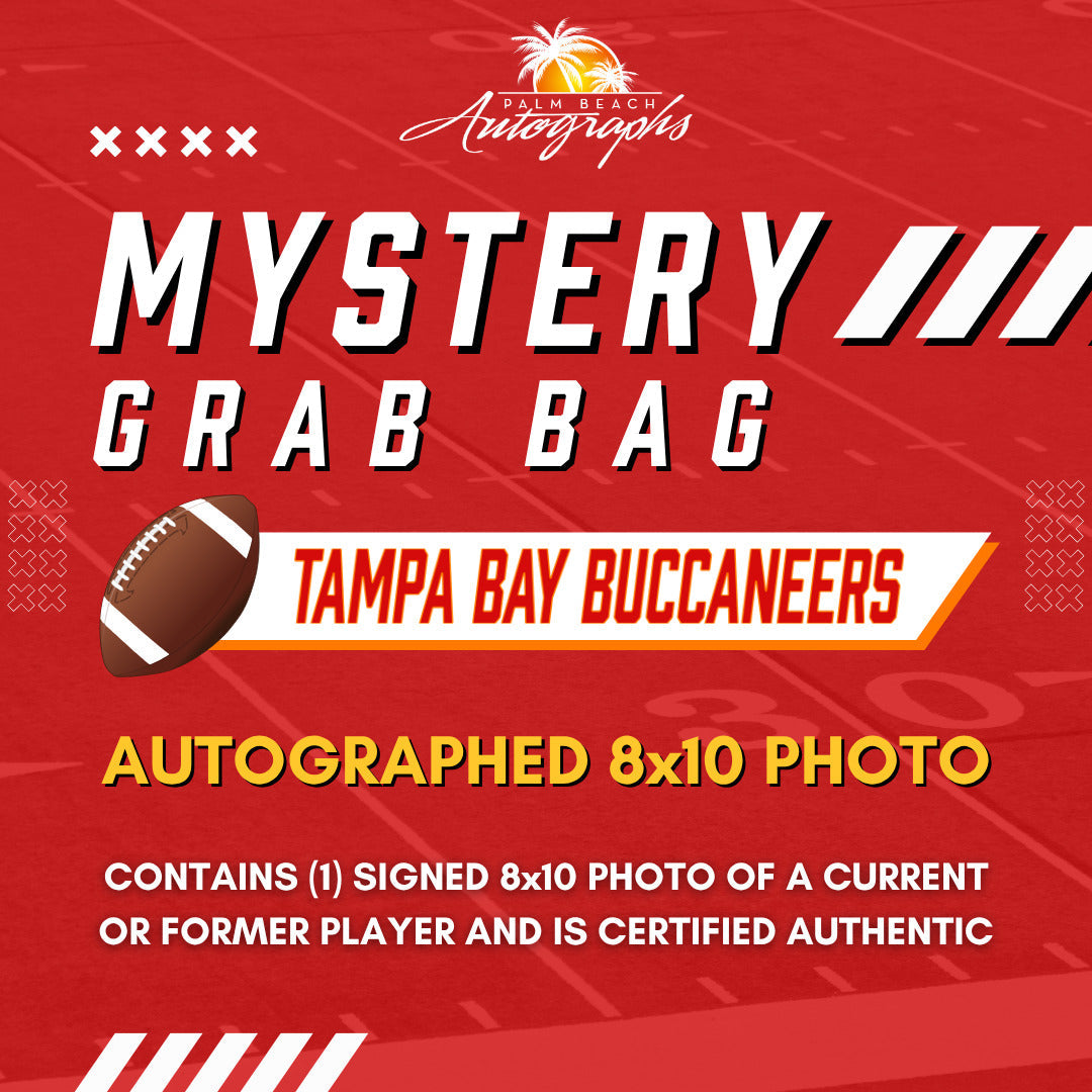 Autographed Mystery Grab Bag - Tampa Bay Buccaneers NFL 8x10 Photo-Powers Sports Memorabilia