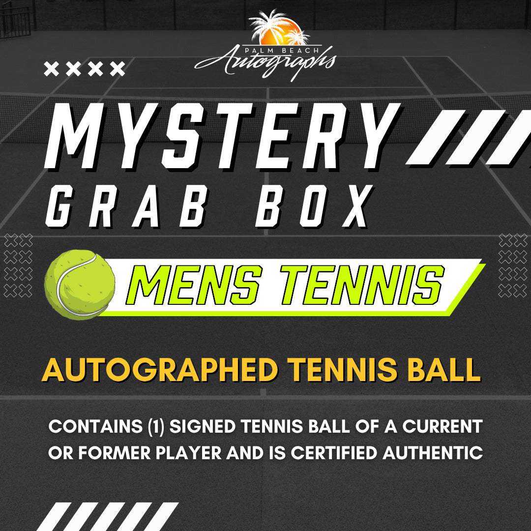 Autographed Mystery Grab Box - Mens Tennis Tennis Ball-Powers Sports Memorabilia