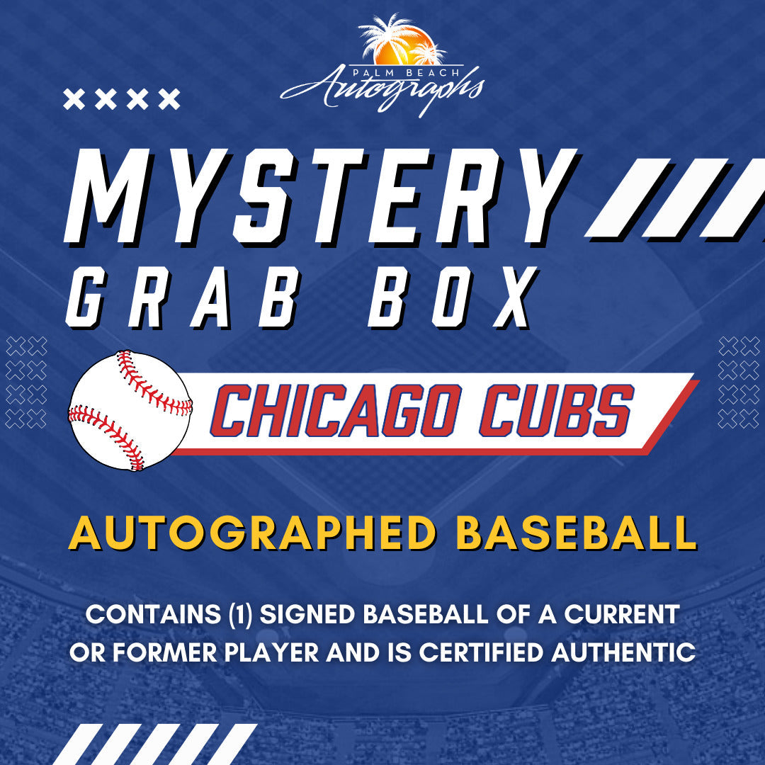 Autographed Mystery Grab Box - Chicago Cubs MLB Baseball-Powers Sports Memorabilia