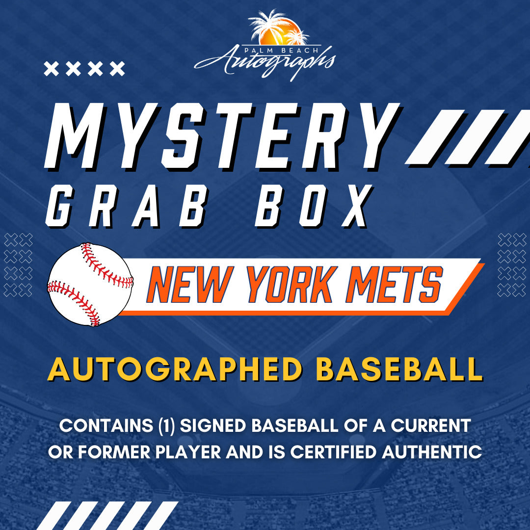 Autographed Mystery Grab Box - New York Mets MLB Baseball-Powers Sports Memorabilia