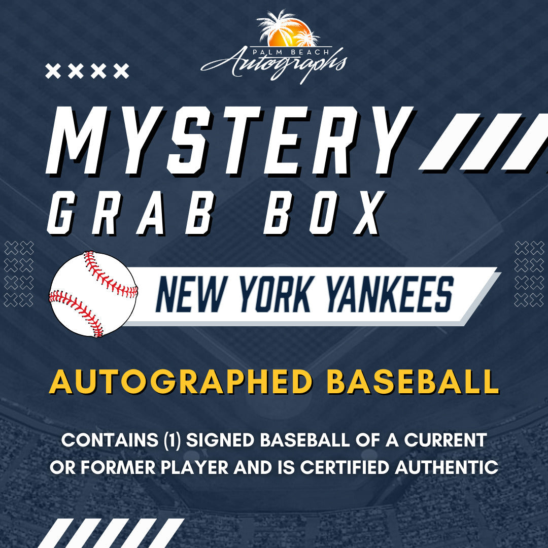 Autographed Mystery Grab Box - New York Yankees MLB Baseball-Powers Sports Memorabilia