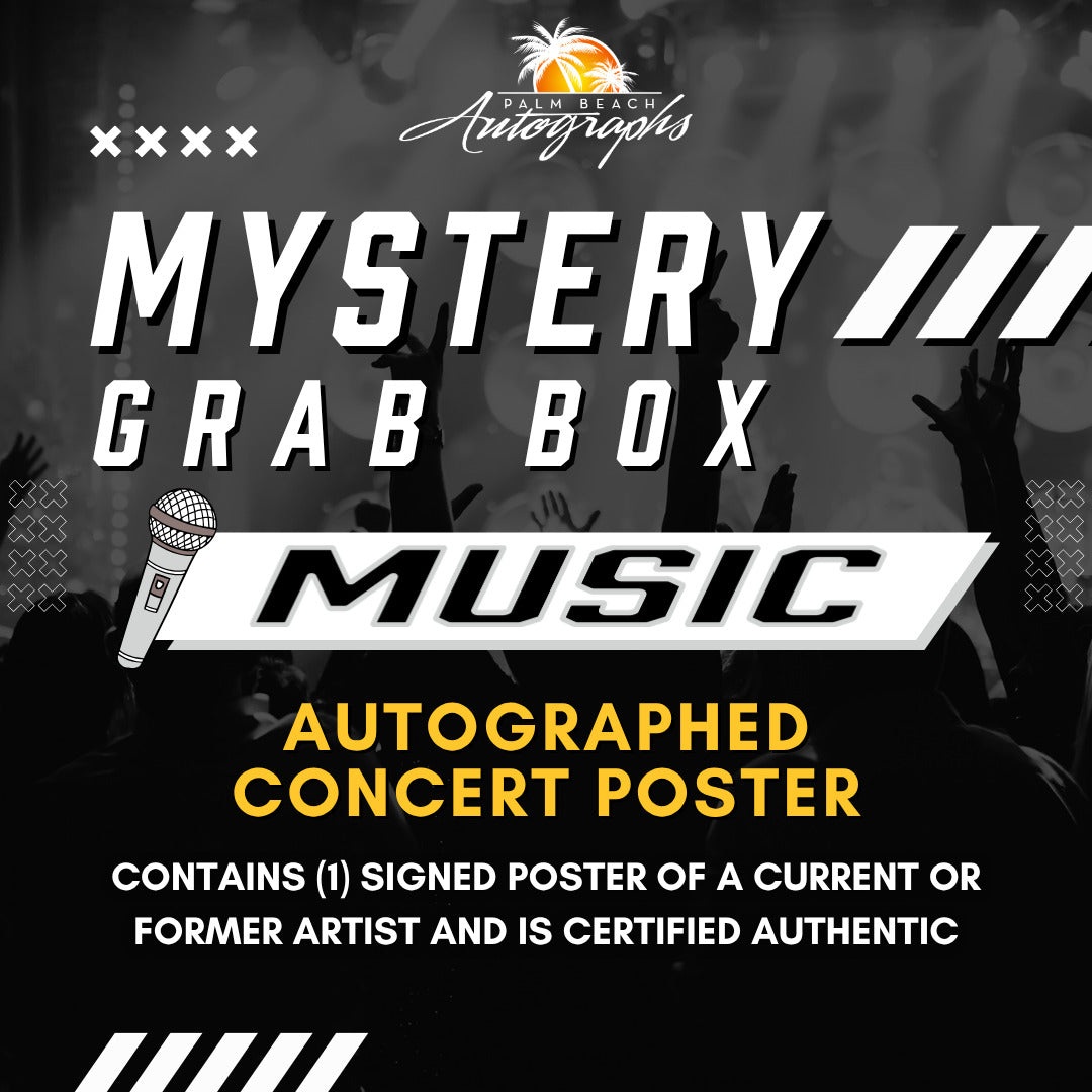 Autographed Mystery Grab Box - Music Concert Poster-Powers Sports Memorabilia