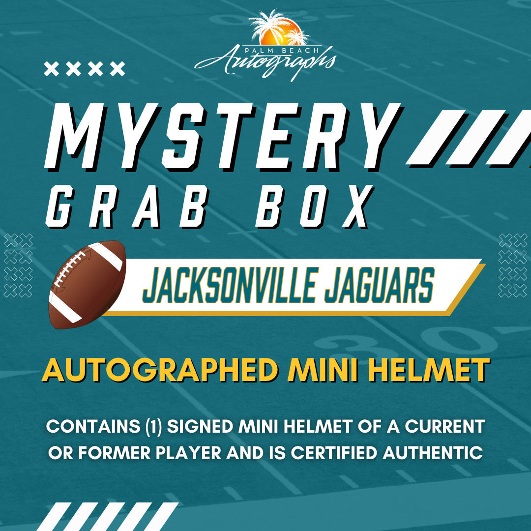 Autographed Mystery Grab Box - Jacksonville Jaguars NFL Mini Helmet-Powers Sports Memorabilia