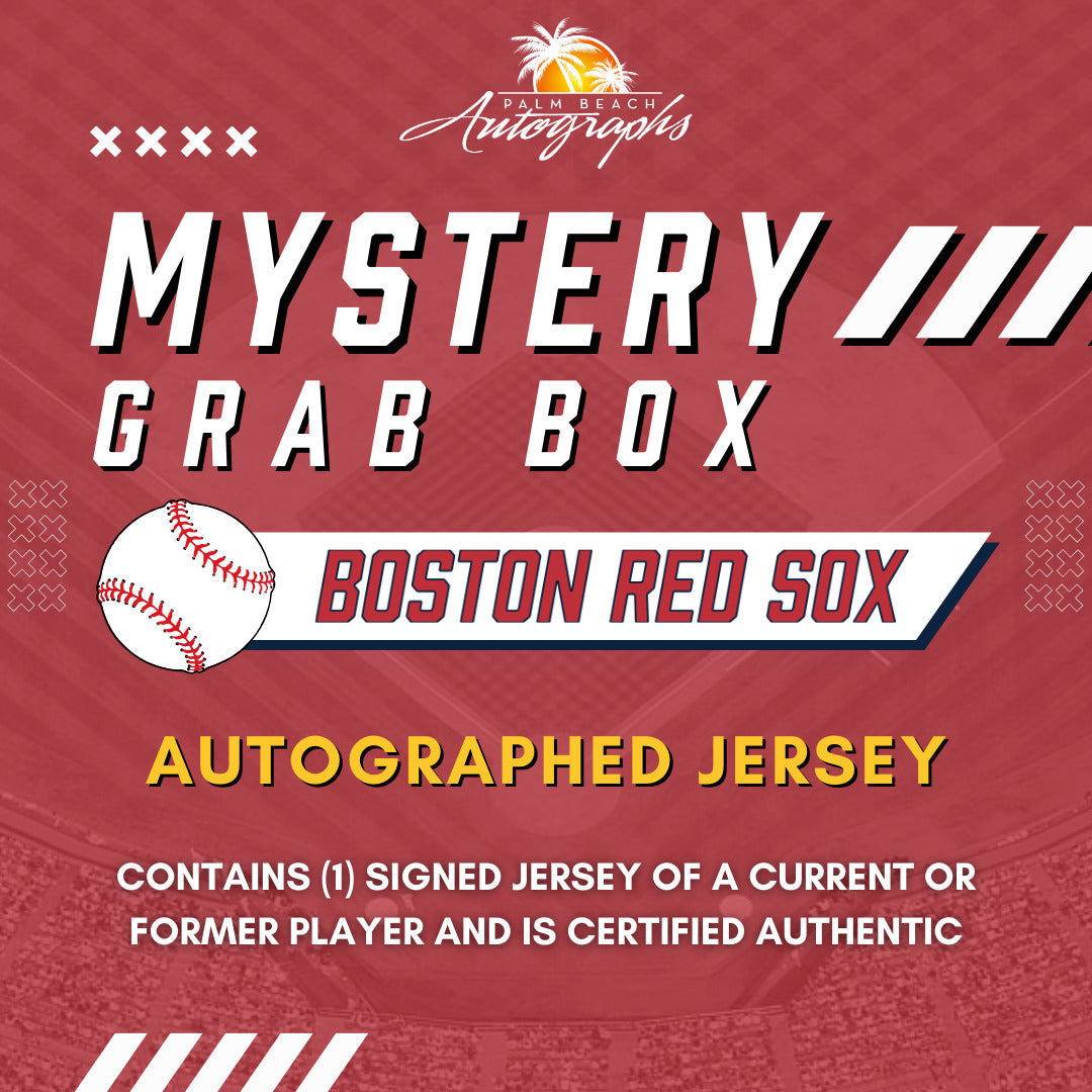 Autographed Mystery Grab Box - Boston Red Sox MLB Jersey-Powers Sports Memorabilia
