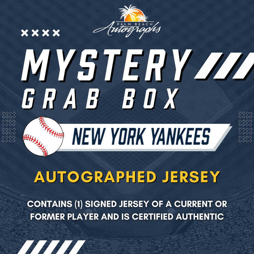 Autographed Mystery Grab Box - New York Yankees MLB Jersey-Powers Sports Memorabilia