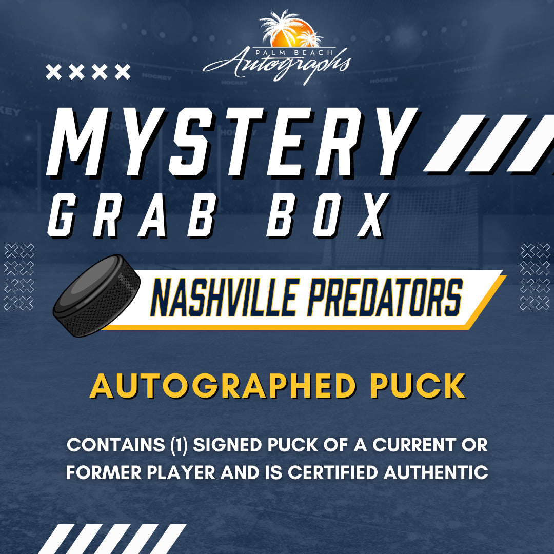 Autographed Mystery Grab Bag - Nashville Predators NHL Hockey Puck-Powers Sports Memorabilia