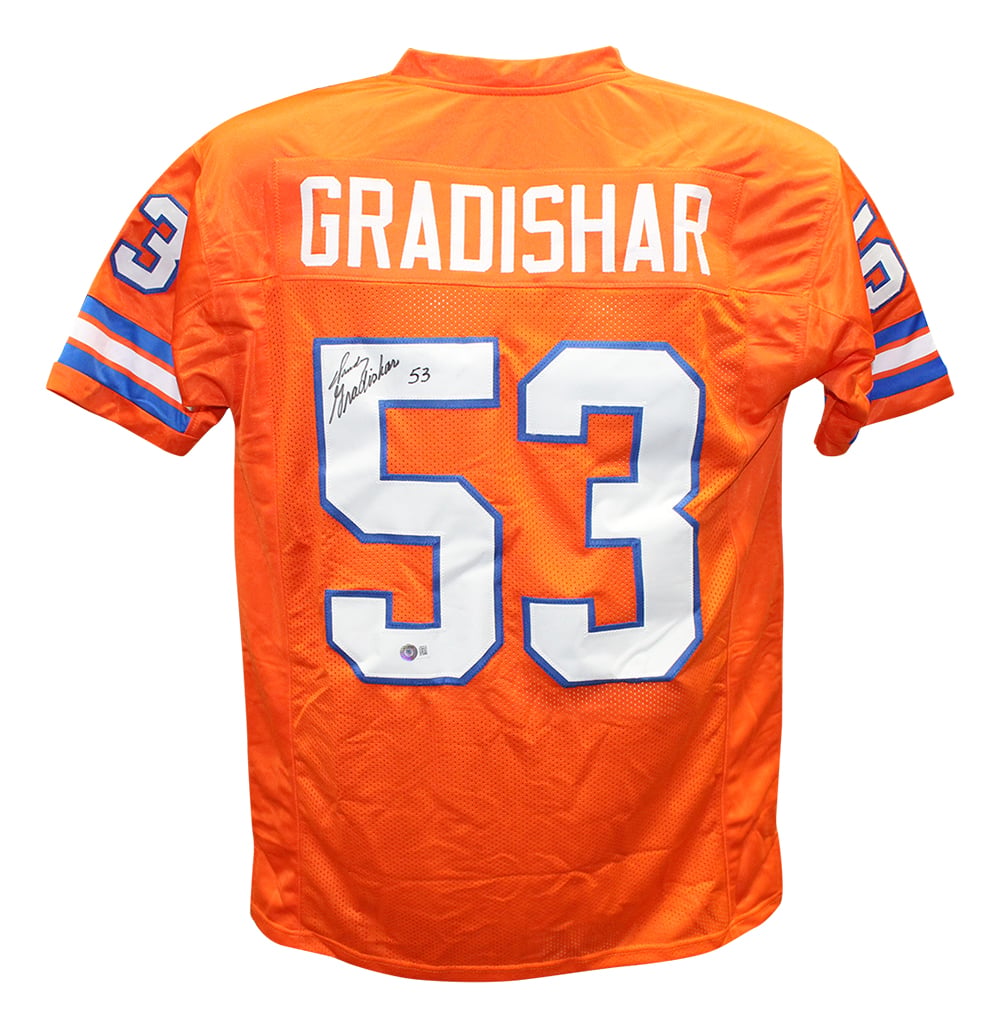 Randy Gradishar Signed Pro Style Orange XL Jersey – Beckett Authenticated-Powers Sports Memorabilia