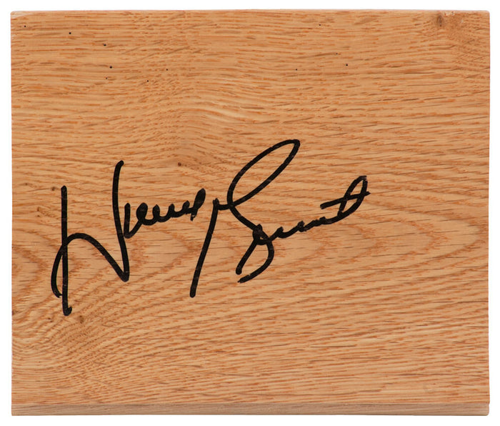 Horace Grant Autographed 5x6 Wood Floor Piece-Powers Sports Memorabilia