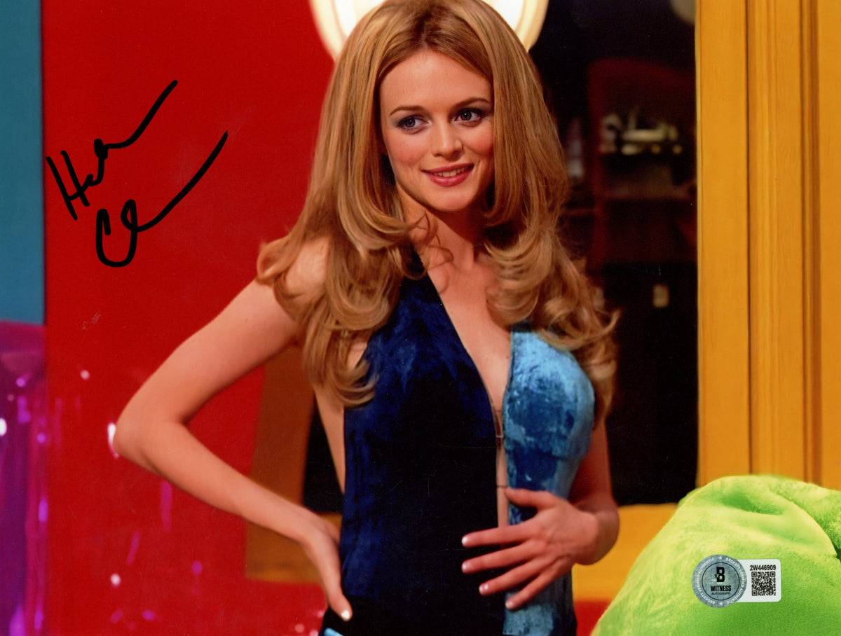 Heather Graham Austin Powers Signed 8x10 Photo - Beckett Beckett-Powers Sports Memorabilia