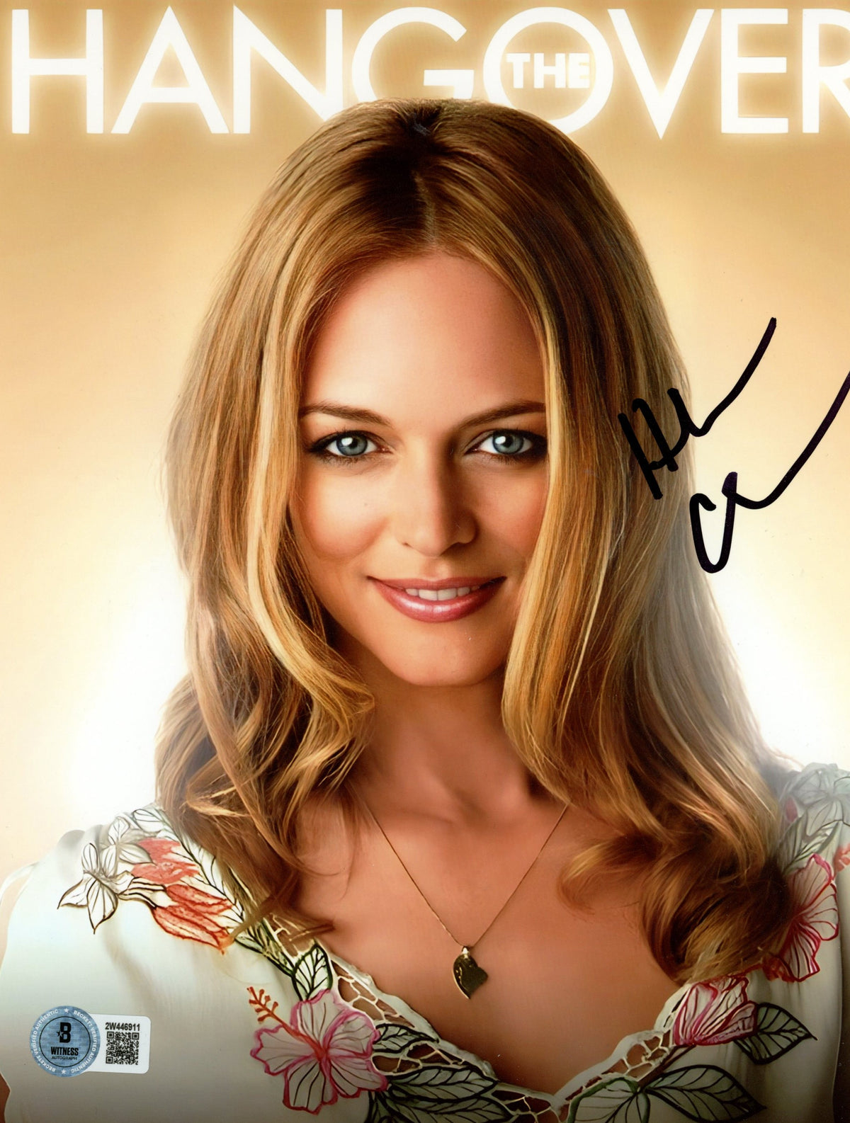 Heather Graham The Hangover Signed 8x10 Photo - Beckett Beckett - 54409-Powers Sports Memorabilia