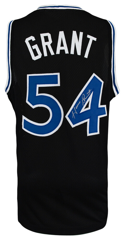 Horace Grant Autographed Black Custom Basketball Jersey-Powers Sports Memorabilia