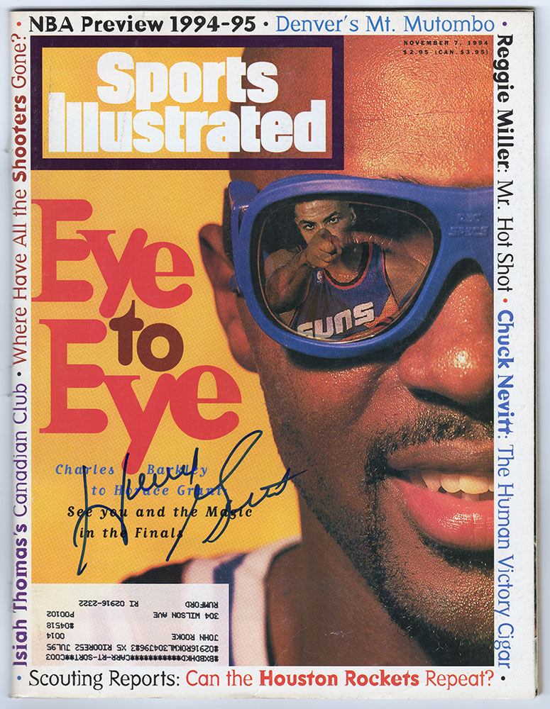 Horace Grant Orlando Magic Autographed Sports Illustrated November 7, 1994-Powers Sports Memorabilia