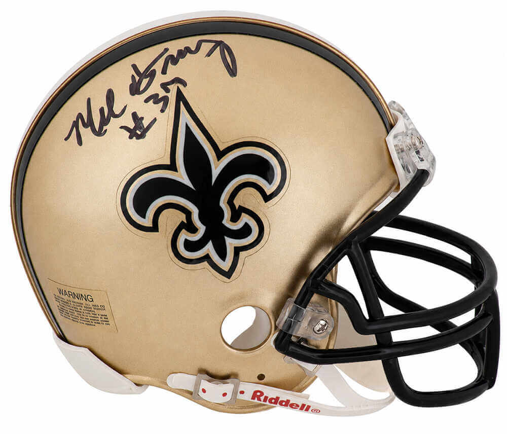 Mel Gray Autographed New Orleans Saints Riddell (VSR4) Mini Helmet-Powers Sports Memorabilia