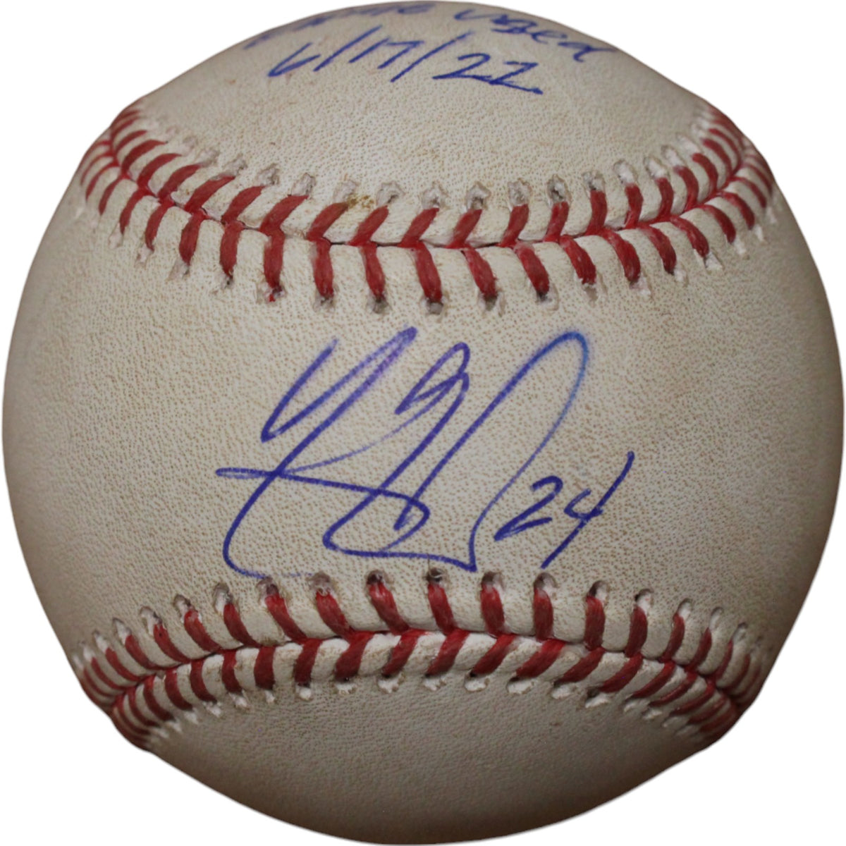 Yasmani Grandal Pittsburgh Pirates Signed Baseball - OML Baseball Game Used MLB-Powers Sports Memorabilia