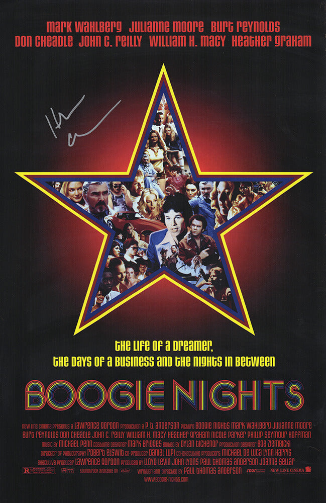 Heather Graham Autographed Boogie Nights 11x17 Movie Poster-Powers Sports Memorabilia
