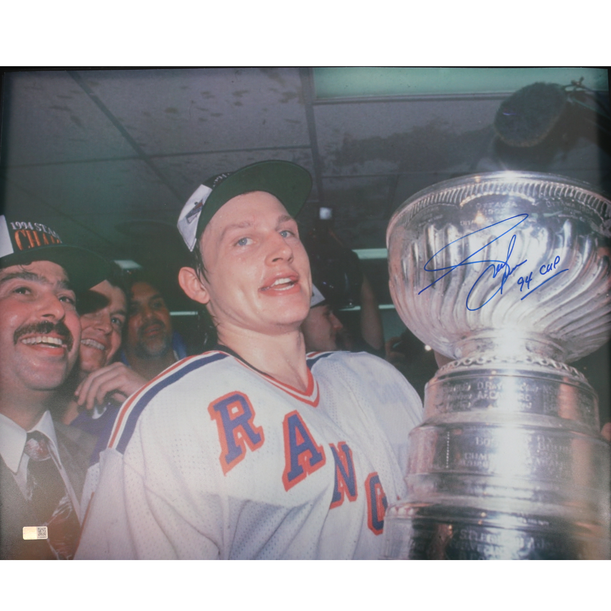 Adam Graves New York Rangers Signed 16x20 Photo-Powers Sports Memorabilia
