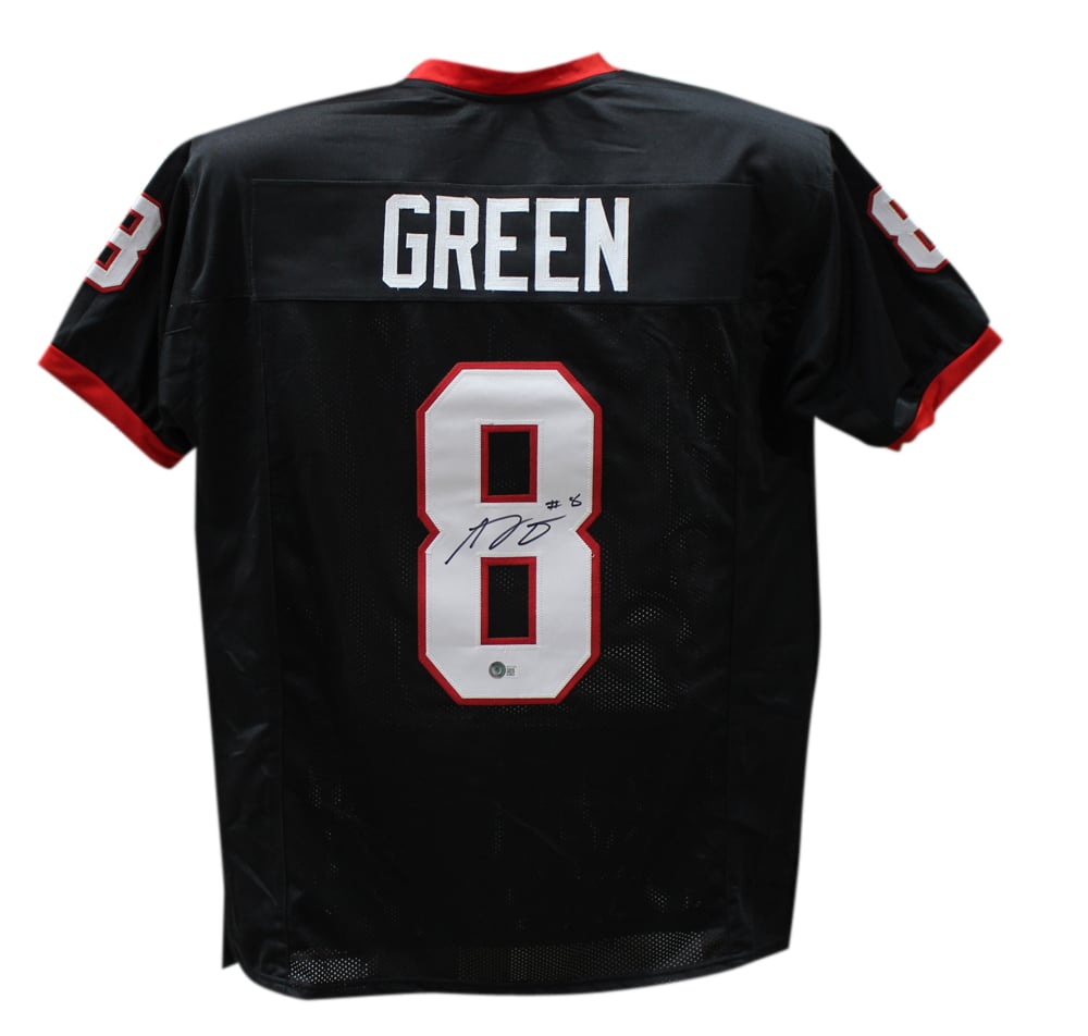 AJ Green Signed College Style Black XL Jersey – Beckett Authenticated-Powers Sports Memorabilia