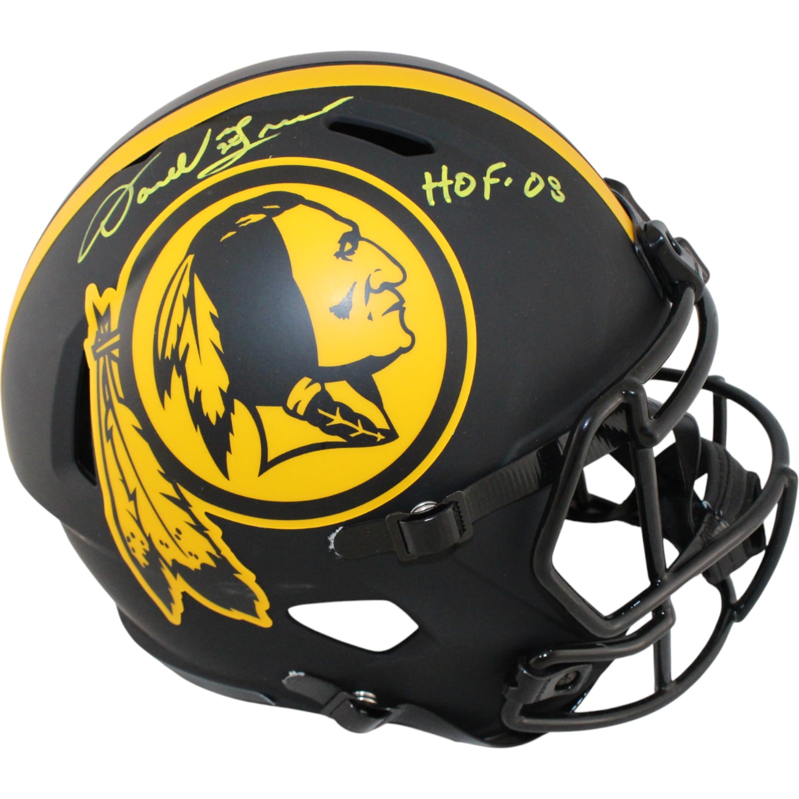 Darrell Green Signed Washington Redskins Full-Size Eclipse Helmet HOF – Beckett Authenticated-Powers Sports Memorabilia