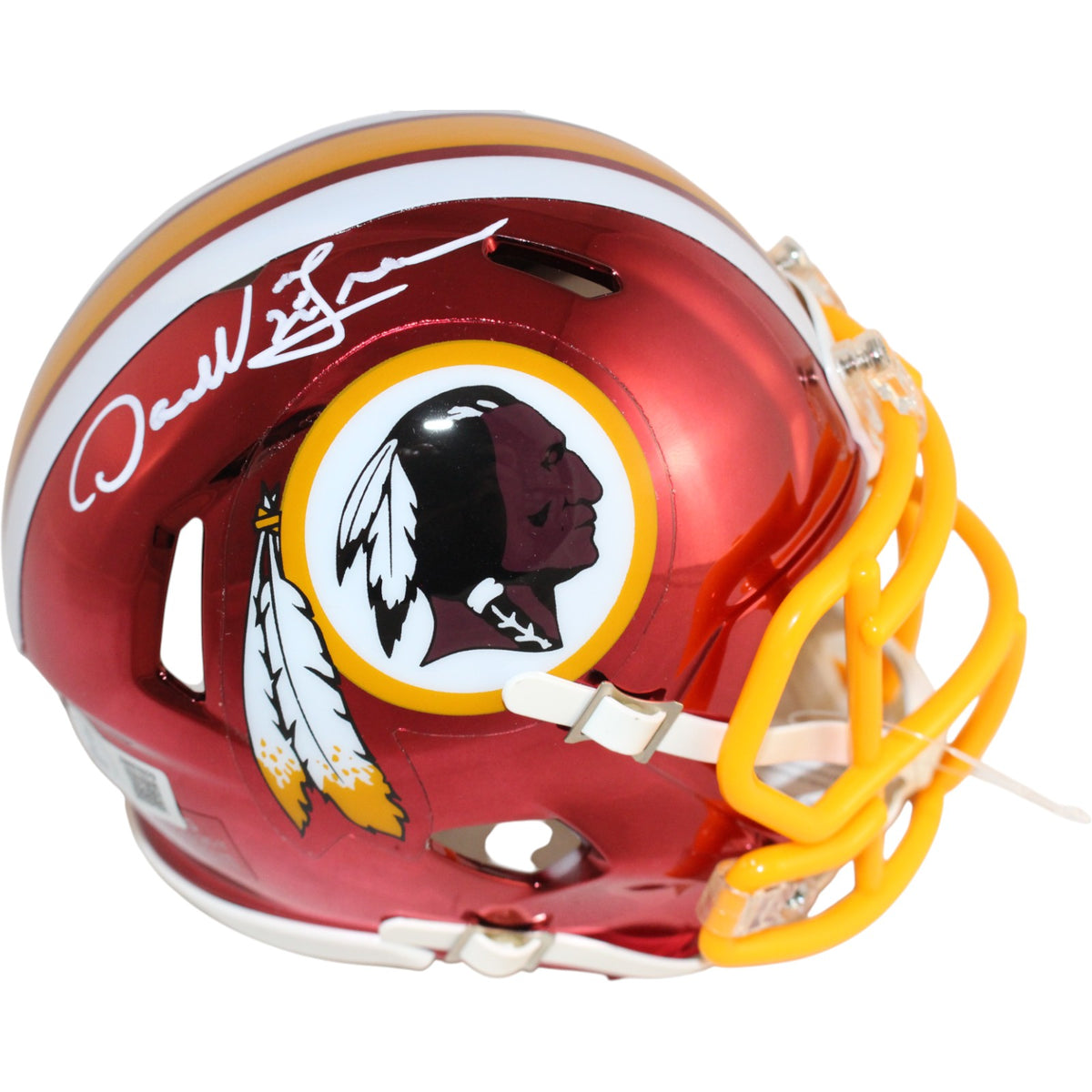 Darrell Green Washington Redskins Signed Mini Helmet Chrome-Powers Sports Memorabilia