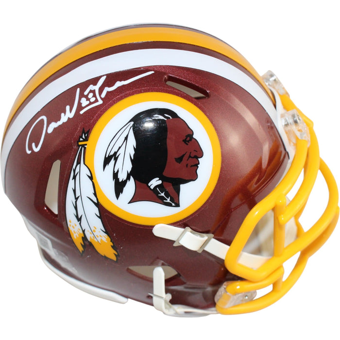 Darrell Green Signed Washington Redskins Mini Helmet – Beckett Witness Authenticated-Powers Sports Memorabilia