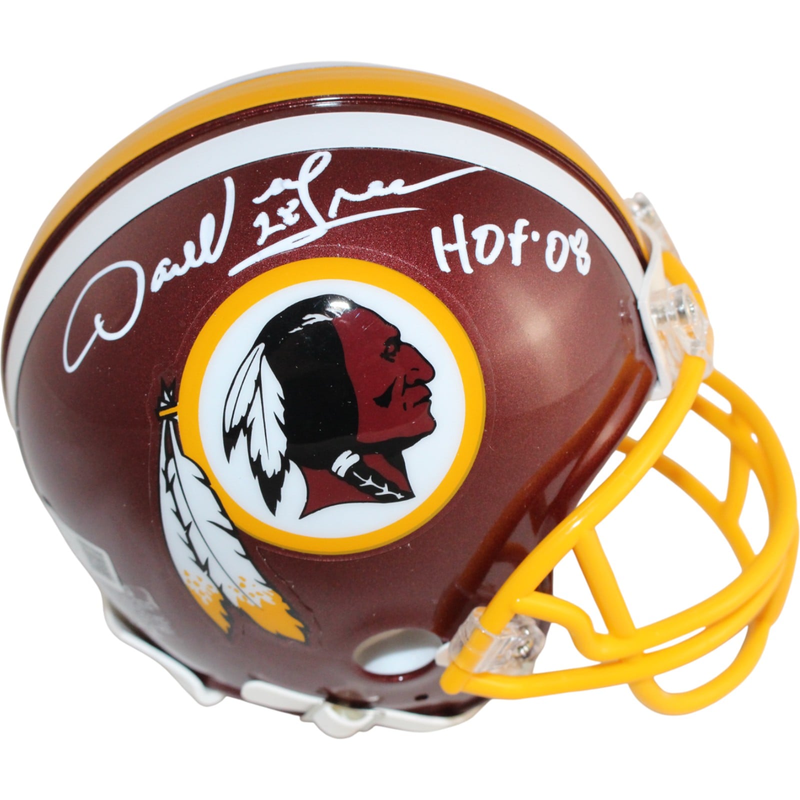 Darrell Green Signed Washington Redskins Mini Helmet VSR4 HOF – Beckett Authenticated-Powers Sports Memorabilia