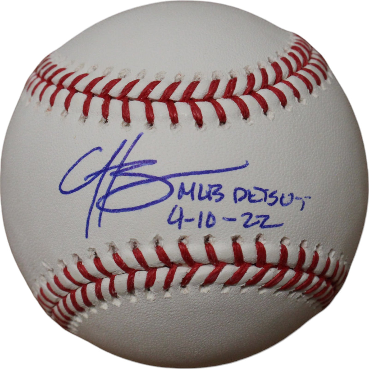 Hunter Greene Cincinnati Reds Signed Baseball - OML Baseball MLB Debut FAN-Powers Sports Memorabilia