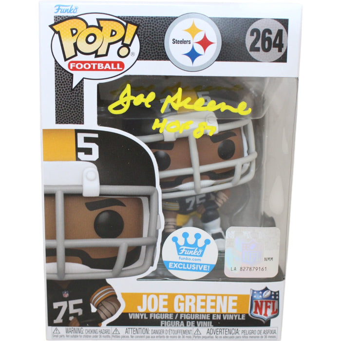 Joe Greene Signed Pittsburgh Steelers Funko Pop! #264 – Beckett Authenticated-Powers Sports Memorabilia