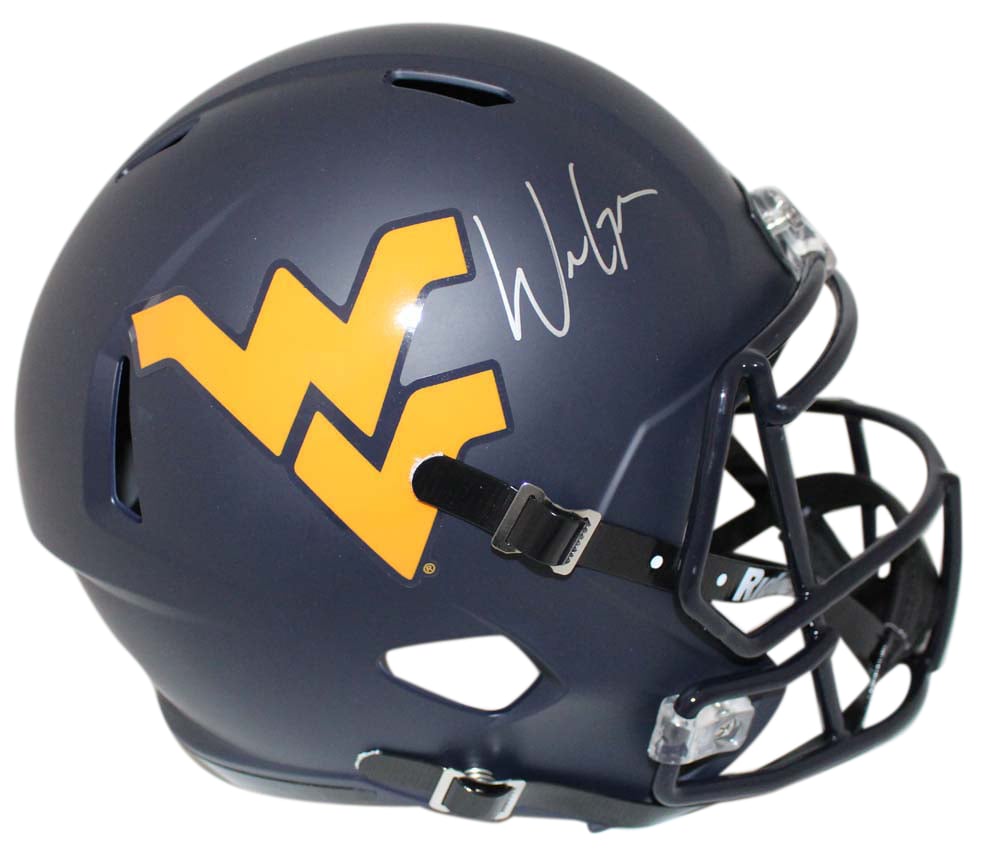 Will Grier Signed West Virginia Mountaineers Speed Replica Helmet – Beckett Authenticated-Powers Sports Memorabilia