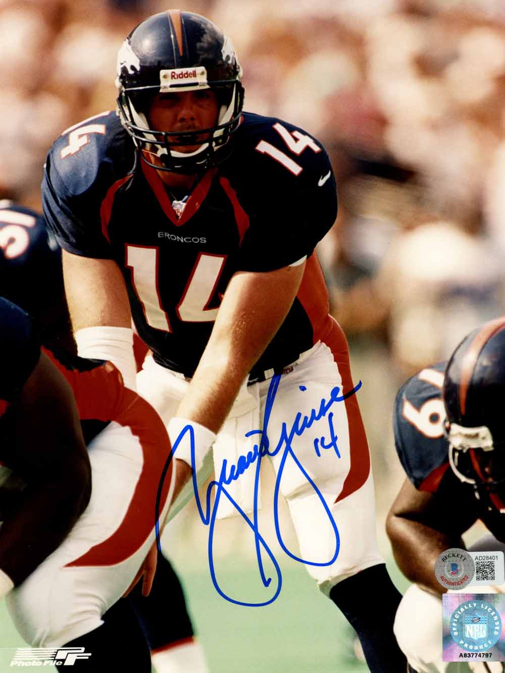 Brian Griese Denver Broncos Signed 8x10 Photo - Beckett Beckett - 50446-Powers Sports Memorabilia