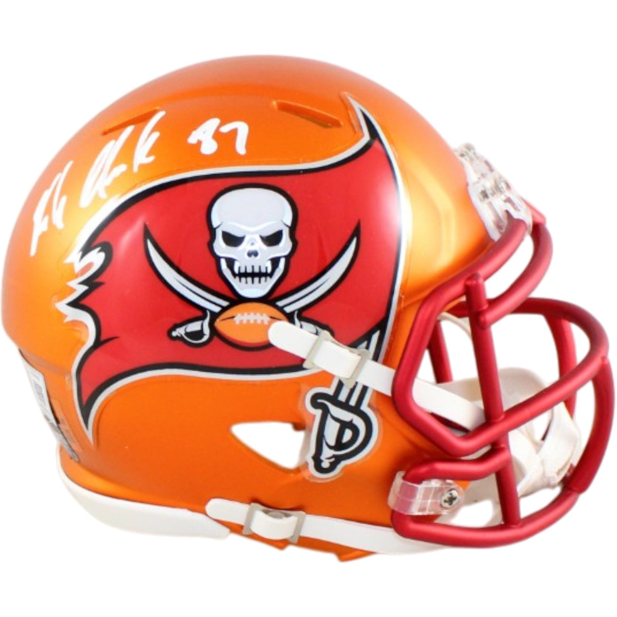 Rob Gronkowski Tampa Bay Buccaneers Signed Mini Helmet Blaze Beckett W 58344 Beckett-Powers Sports Memorabilia