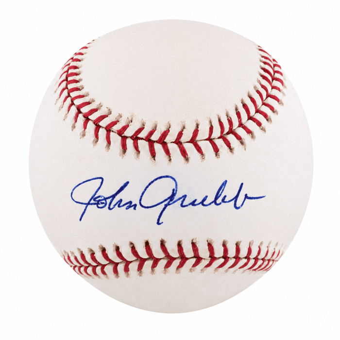 Johnny Grubb Autographed Rawlings (Selig) MLB Baseball-Powers Sports Memorabilia