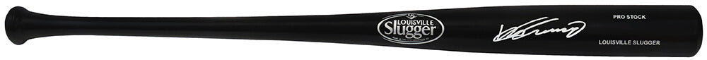 Vladimir Guerrero Sr. Autographed Louisville Slugger Pro Stock Black Baseball Bat-Powers Sports Memorabilia