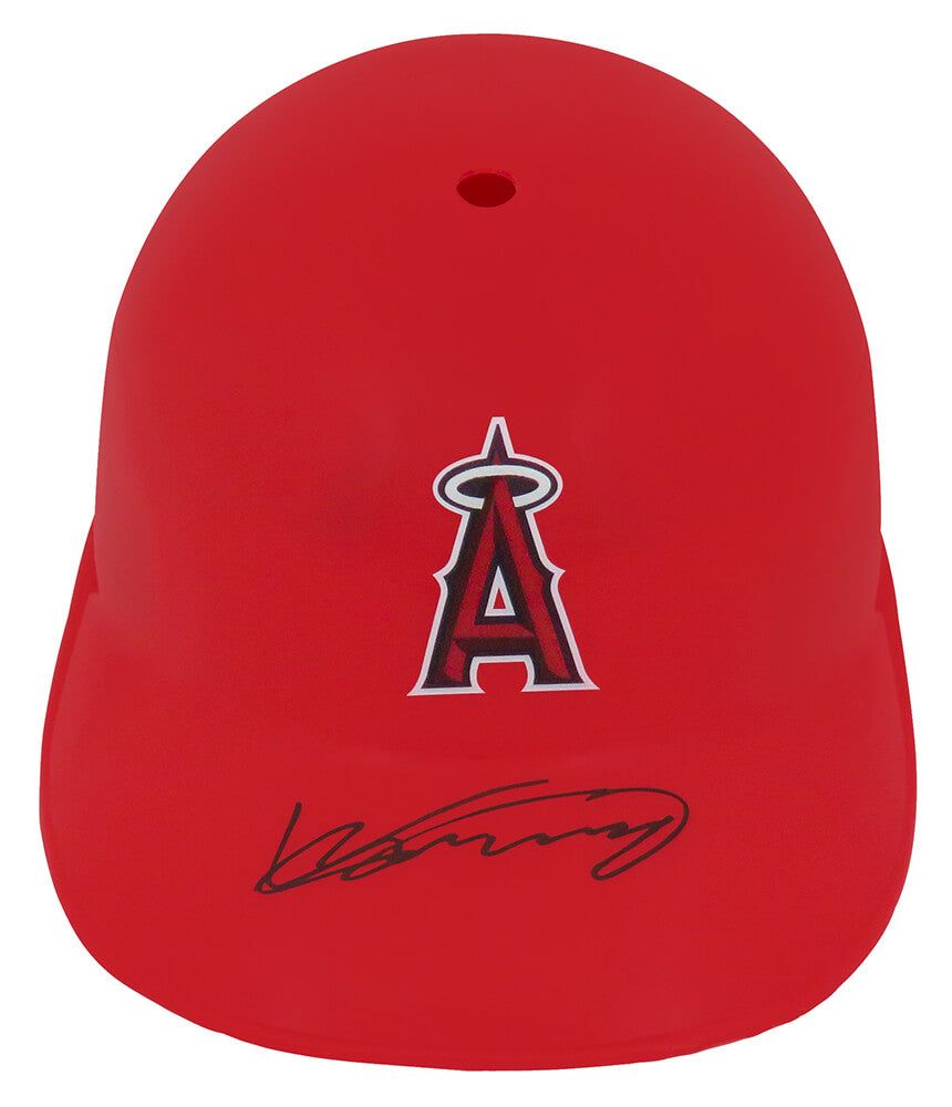 Vladimir Guerrero Sr. Autographed Angels Souvenir Replica Batting Helmet-Powers Sports Memorabilia