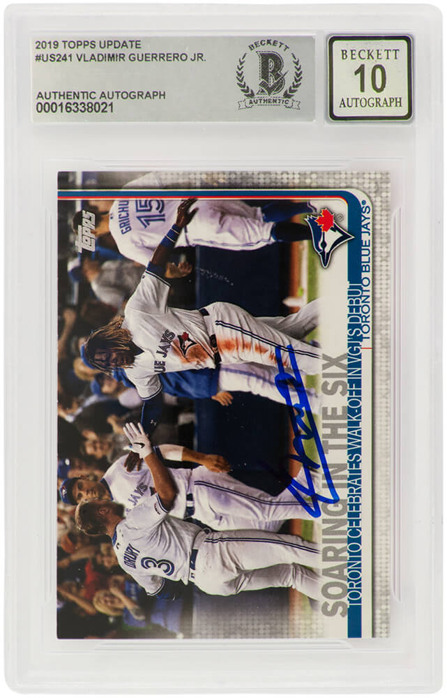 Vladimir Guerrero Jr. Toronto Blue Jays Autographed 2019 Topps Update-Powers Sports Memorabilia