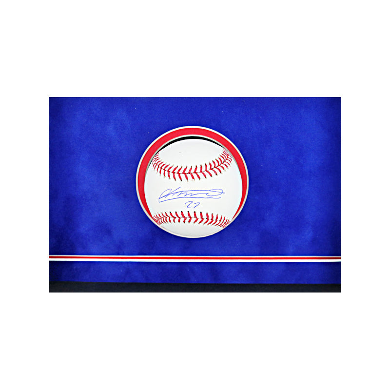 Vladimir Guerrero Jr. Toronto Blue Jays Signed OMLB Baseball Framed Shadowbox-Powers Sports Memorabilia