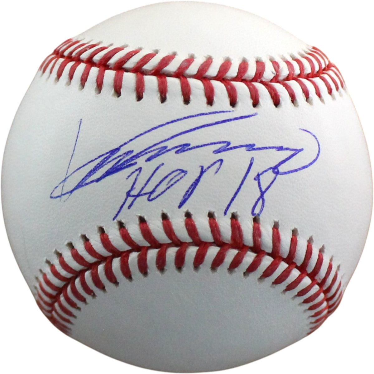 Vladimir Guerrero Montreal Expos Signed OML Baseball HOF 18-Powers Sports Memorabilia